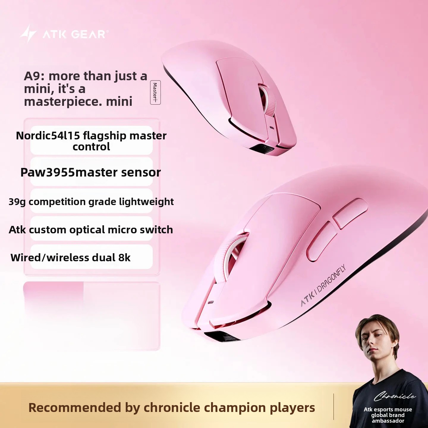 Ultimate Esports Gaming - ATK Dragonfly A9 MINI Ultimate Oyun