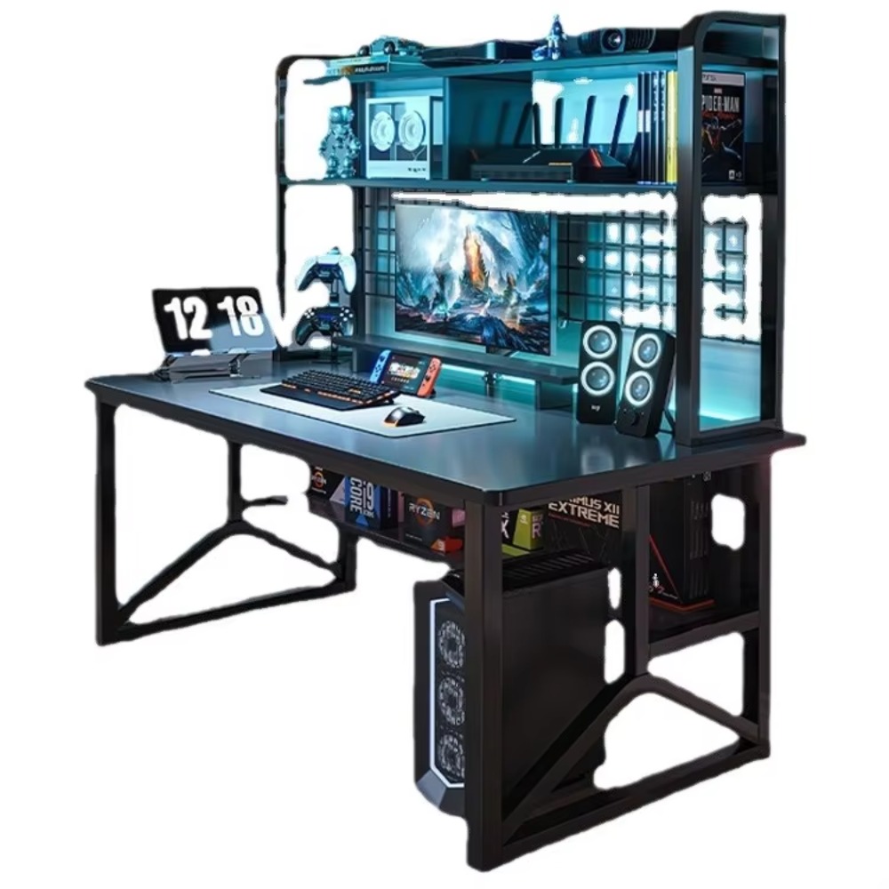 Esports Pc Gaming - Modern Dayanıklı Metal+MDF Esports Oyun Masası,