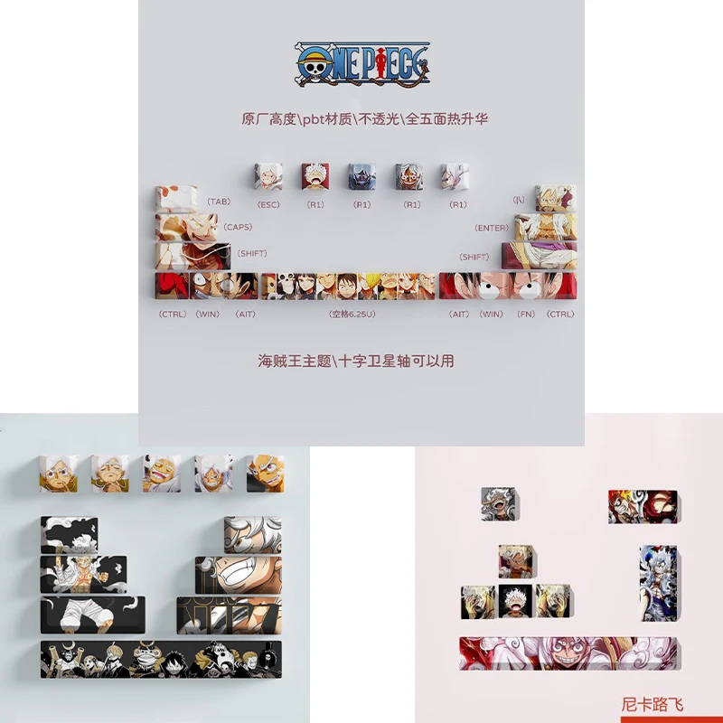 Keyboard Tenkeyless - Stokta Mevcut One Piece Luffy Roronoa