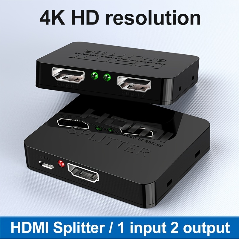 Dual Monitor Stand - 4K HDMI Ayırıcı - 1 Giriş