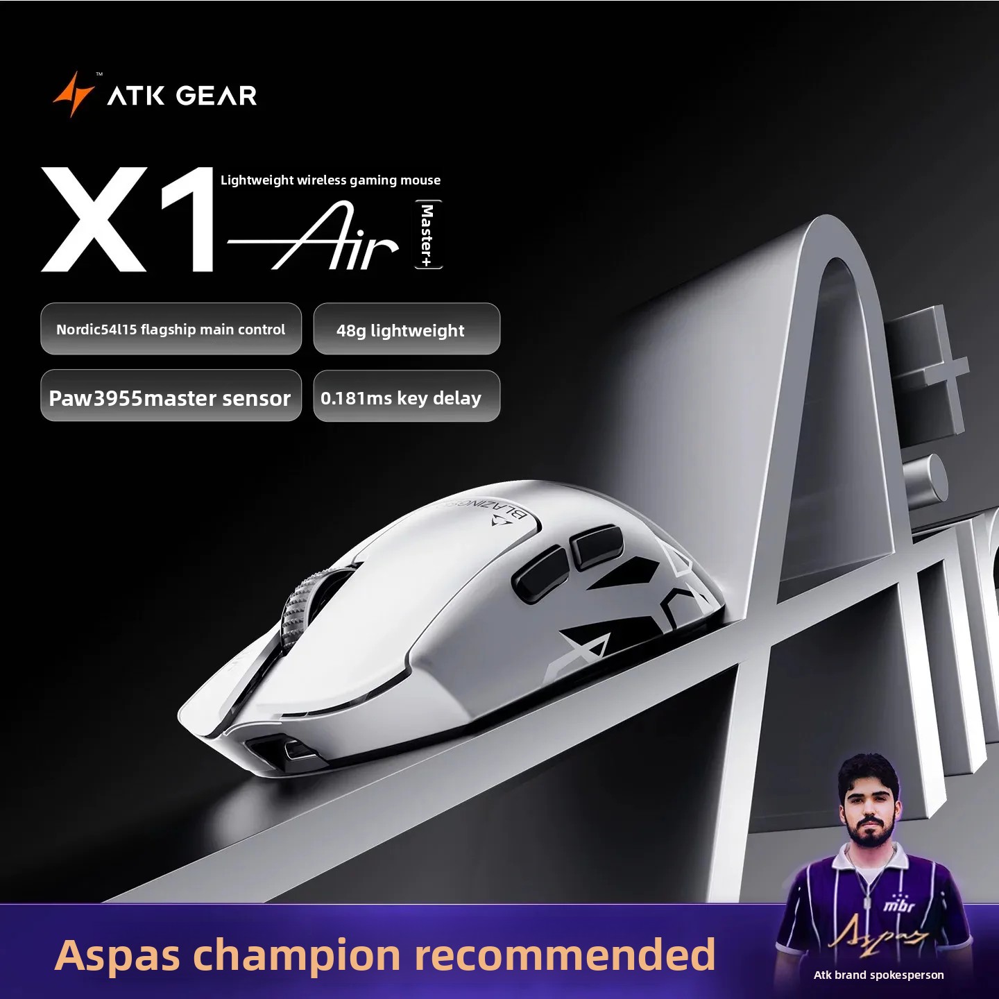 ATK X1AIR Ultimate Plus PAW395 - Ultimate Esports Gaming incelemesi ve fiyatı