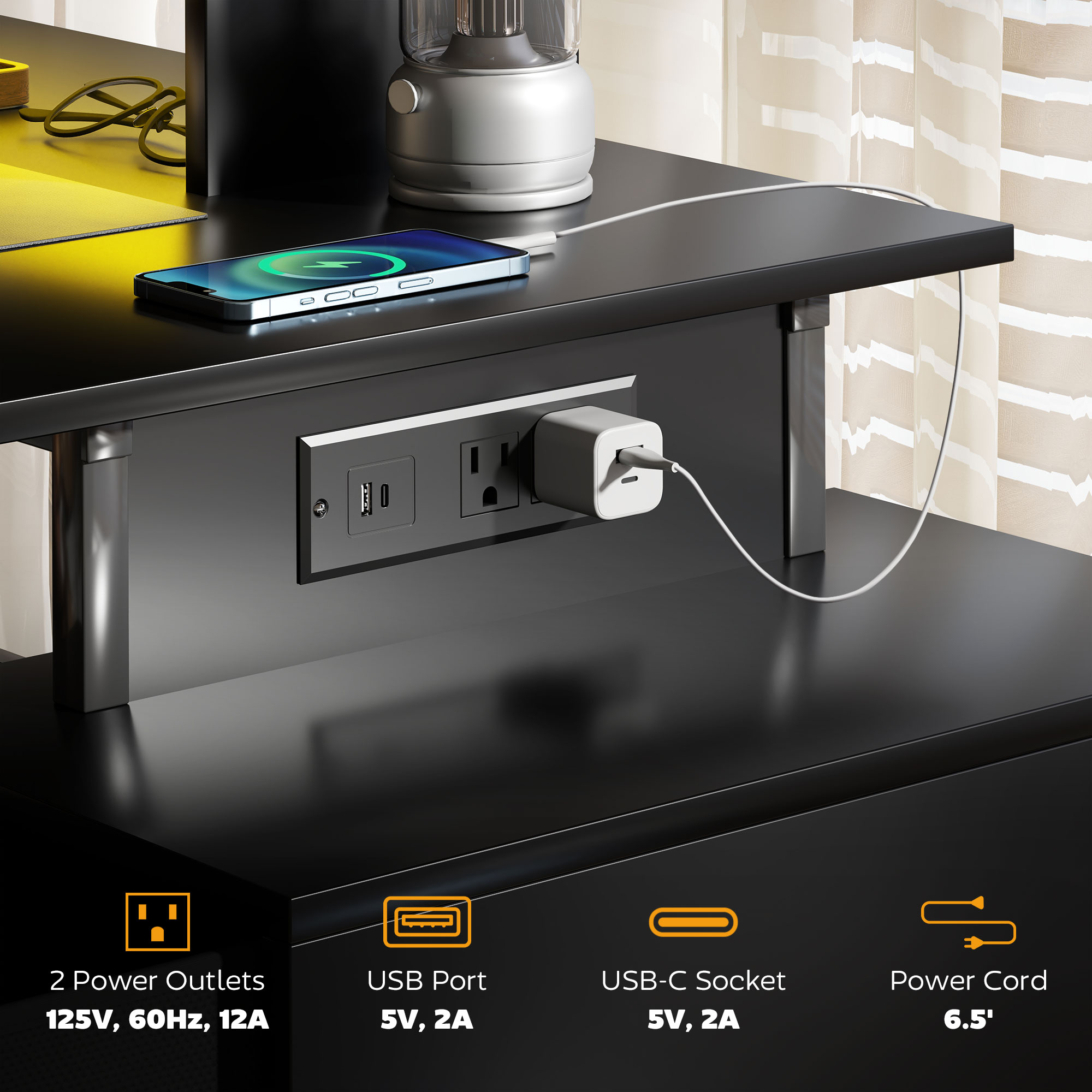 Homcom 56 inç Oyun Masası, Pri - Dual Monitor Stand incelemesi ve fiyatı