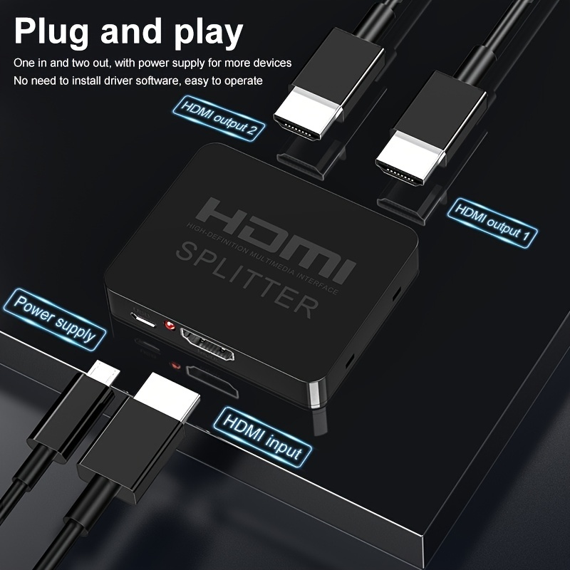 4K HDMI Ayırıcı - 1 Giriş 2 Çı - Dual Monitor Stand incelemesi ve fiyatı